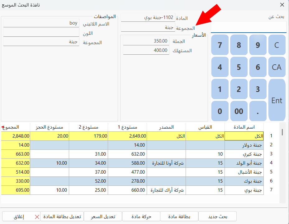 البحث الموسع