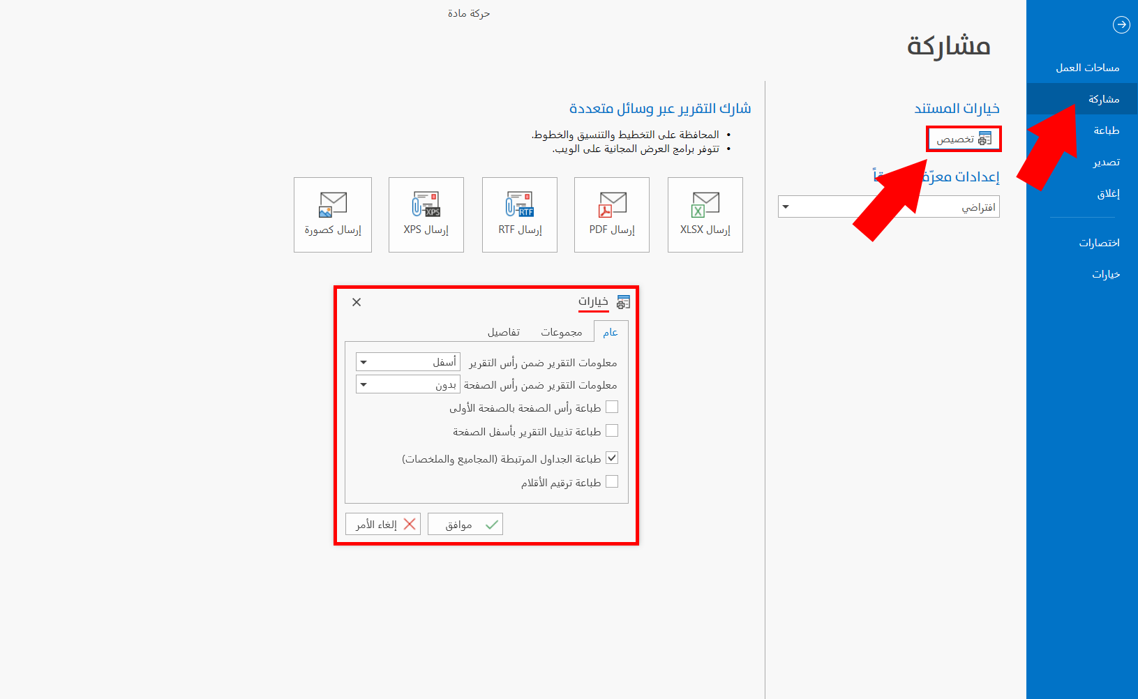 Document Options