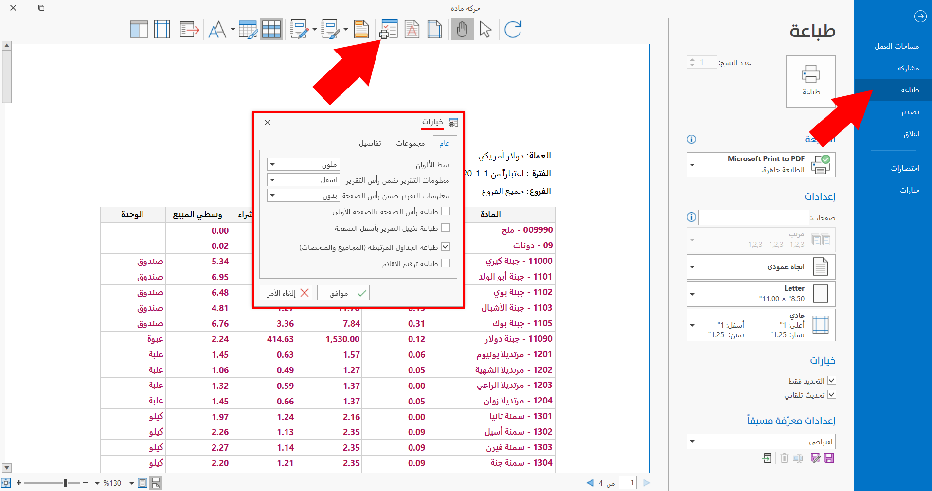 Document Options