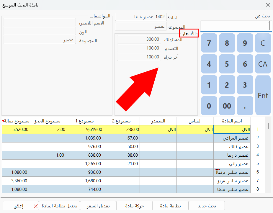 البحث الموسع